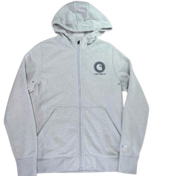Carhartt Tops - Carhartt Force Long Sleeve Sweatshirt Women’s Medium 8-10 Slightly Fitted Gray